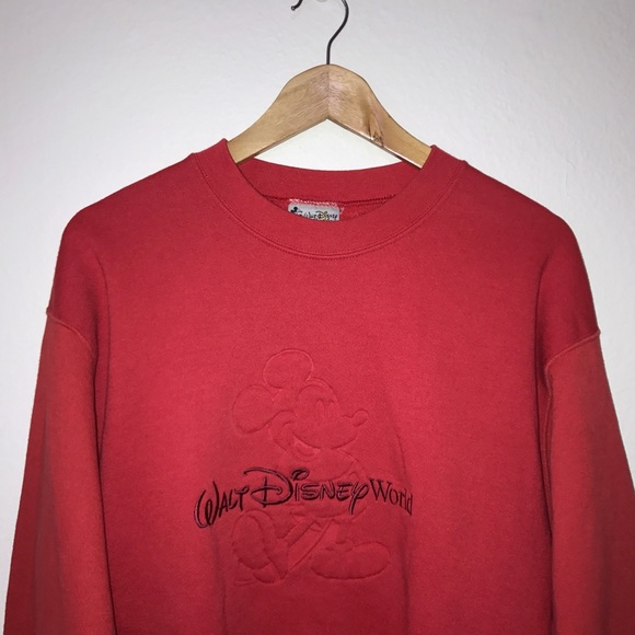 Vintage Sweaters - VTG🌵oversized mickey disney crewneck sweatshirt